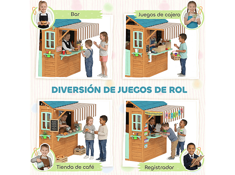 Casita Infantil - AIYAPLAY 345-036V00MX, a partir de 3 año(s), Multicolor — foto 8
