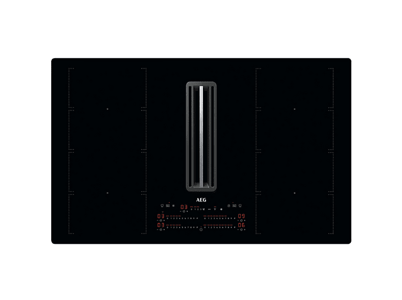 Placa de inducción - AEG CCE84779CB, 4 zonas, 780 mm, Negro