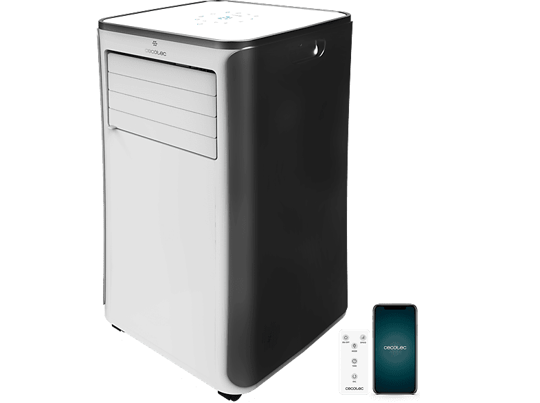 Aire acondicionado portátil - Cecotec ForceClima 9500 Soundless Heating Connected, 2268 fg/h, Bomba de calor, 5 modos, 3 veloc, Mando, Wi-Fi, Blanco — foto 1