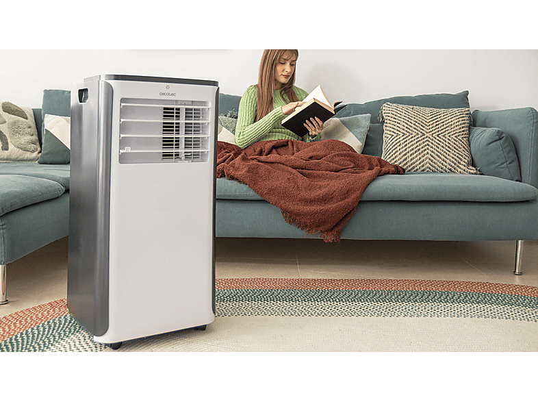 Aire acondicionado portátil - Cecotec ForceClima 9500 Soundless Heating Connected, 2268 fg/h, Bomba de calor, 5 modos, 3 veloc, Mando, Wi-Fi, Blanco — foto 5