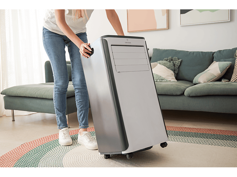 Aire acondicionado portátil - Cecotec ForceClima 9500 Soundless Heating Connected, 2268 fg/h, Bomba de calor, 5 modos, 3 veloc, Mando, Wi-Fi, Blanco — foto 7