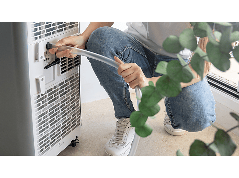 Aire acondicionado portátil - Cecotec ForceClima 9500 Soundless Heating Connected, 2268 fg/h, Bomba de calor, 5 modos, 3 veloc, Mando, Wi-Fi, Blanco — foto 8