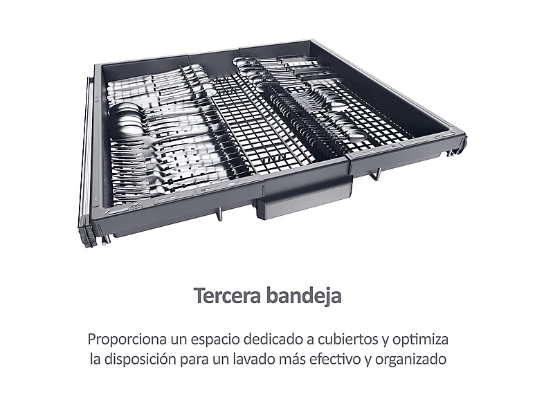 Lavavajillas integrable - Haier I-Pro Shine Series 6 XS 4A4M3PB, 14 servicios, 10 programas, 60 cm, Wi-Fi + Bluetooth, Sin panelar — foto 12