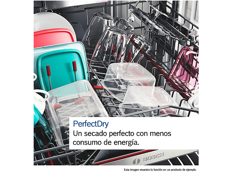 Lavavajillas integrable 60 cm - BOSCH SMV6ZCX10E, 14 servicios, 6 programas, 59,8 cm, Blanco — foto 4