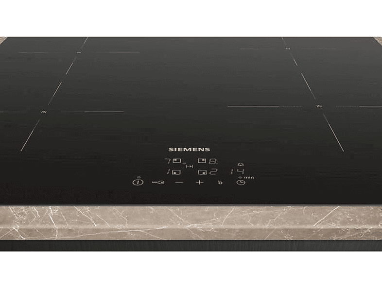 Placa de inducción - SIEMENS EU611BEB5E, 4 zonas, 592 mm, Negro — foto 3