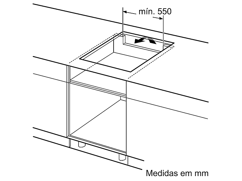 Placa de inducción - SIEMENS EU611BEB5E, 4 zonas, 592 mm, Negro — foto 8