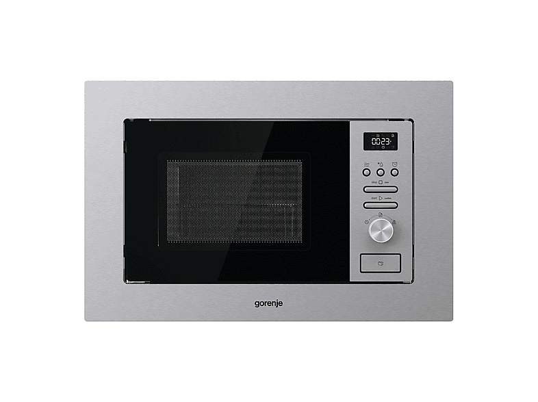 Microondas integrable - GORENJE BMI201AG1X, 5 potencia, 20 l, Acero inoxidable