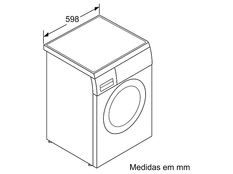 Lavadora carga frontal - BOSCH Serie 6 WUU24T64ES, 9 kg, White — foto 5