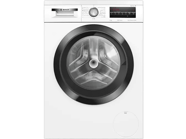 Lavadora carga frontal - BOSCH WUU28T68ES, 9 kg, Blanco
