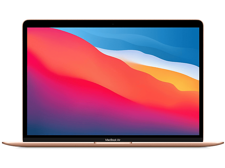 Portátil - APPLE MacBook Air, 13,3 " Retina, Apple M, M1, 8 GB RAM, 256 GB SSD SSD, M1, macOS, Oro