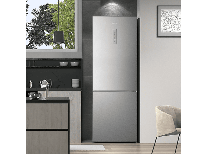Frigorífico combi - Hisense RB645N4BID, Total No Frost, 200 cm, Ancho 70 cm, 495 l, Inverter, Multi Air Flow, Inox — foto 7