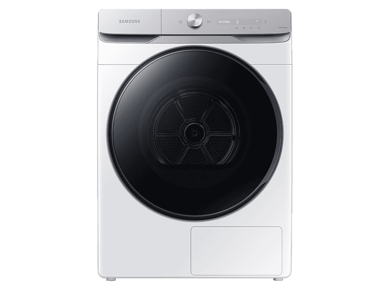 Secadora bomba de calor - Samsung Bespoke AI DV16DG8600BWU3, 16 Kg, 21 programas, AI Dry, Clase C, Blanco