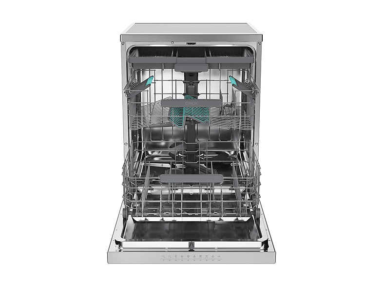 Lavavajillas - Candy Rapido' CNF 4A4S3PSX, 14 Servicios, 10 Programas, 60 cm, Motor Inverter, Wi-Fi, Inox — foto 4
