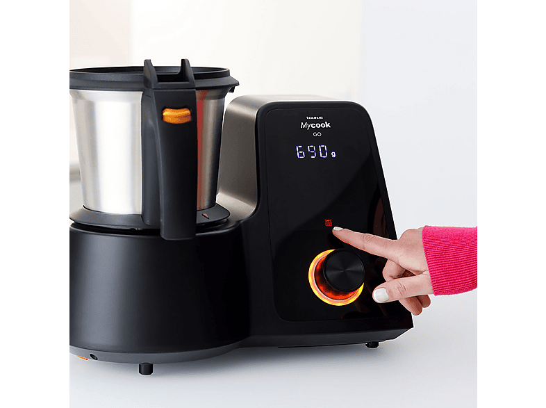 Robot de cocina - TAURUS MYCOOK GO, 1600 W, 4,5 l, Negro — foto 3