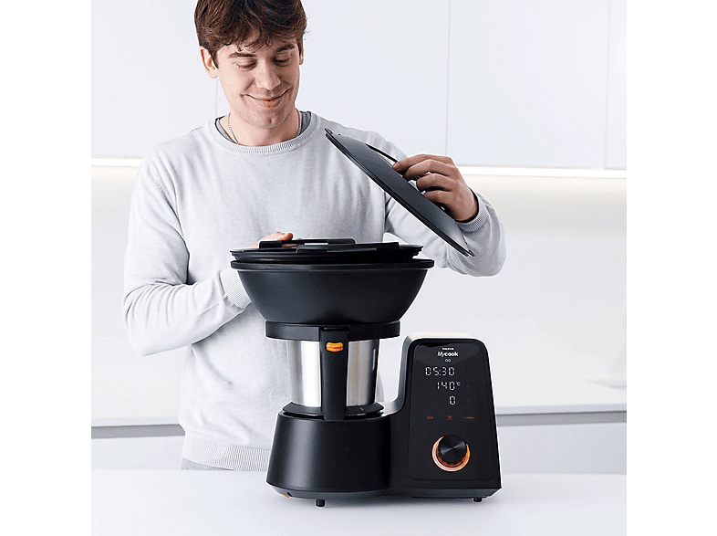 Robot de cocina - TAURUS MYCOOK GO, 1600 W, 4,5 l, Negro — foto 6