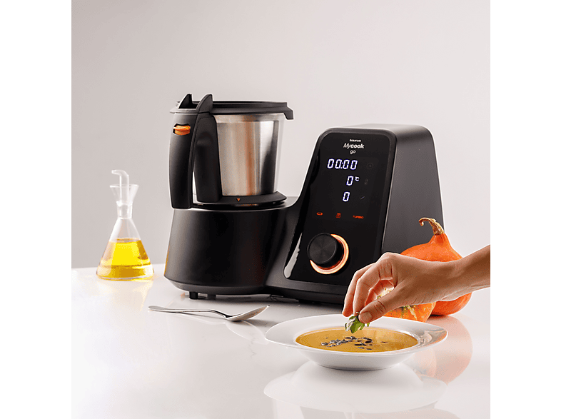 Robot de cocina - TAURUS MYCOOK GO, 1600 W, 4,5 l, Negro — foto 11