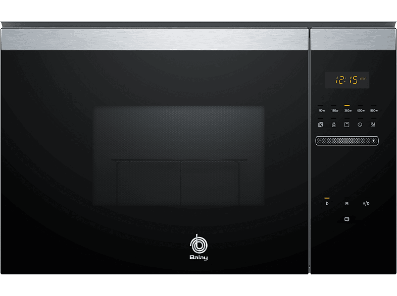 Microondas - Balay 3CG4172X2, 1270 W, 5 niveles potencia, 20 l, Inox