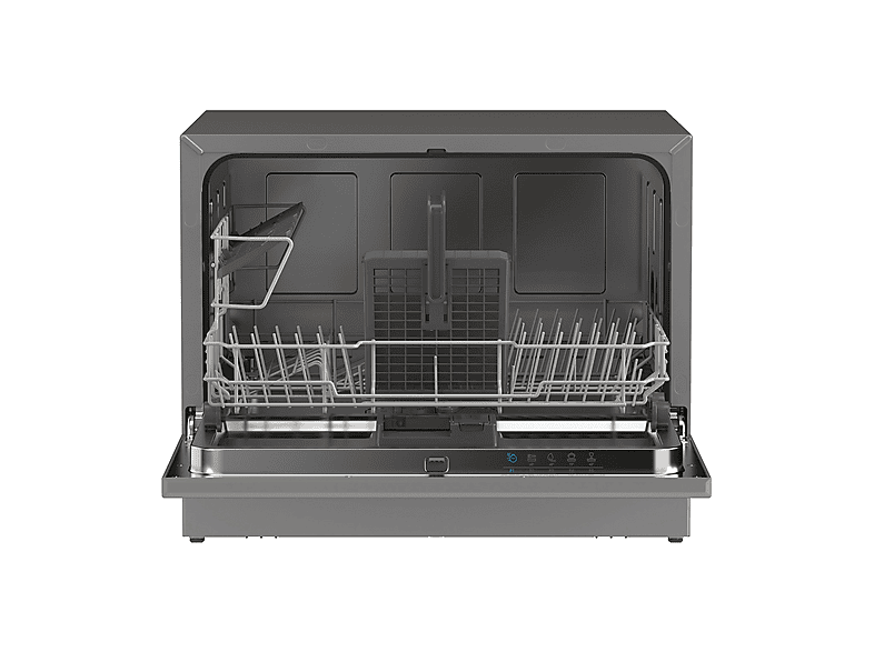 Lavavajillas compacto - CANDY CP 6E51LS, 6 servicios, 5 programas, 55 cm, Silver — foto 3