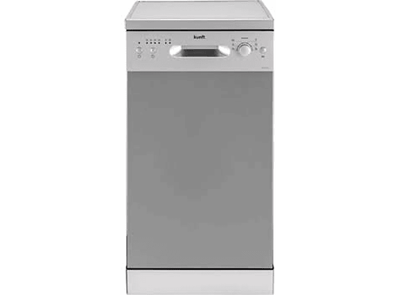 Lavavajillas libre instalación 45 cm - KUNFT KDW5137 SL, 44,8 cm, Inox