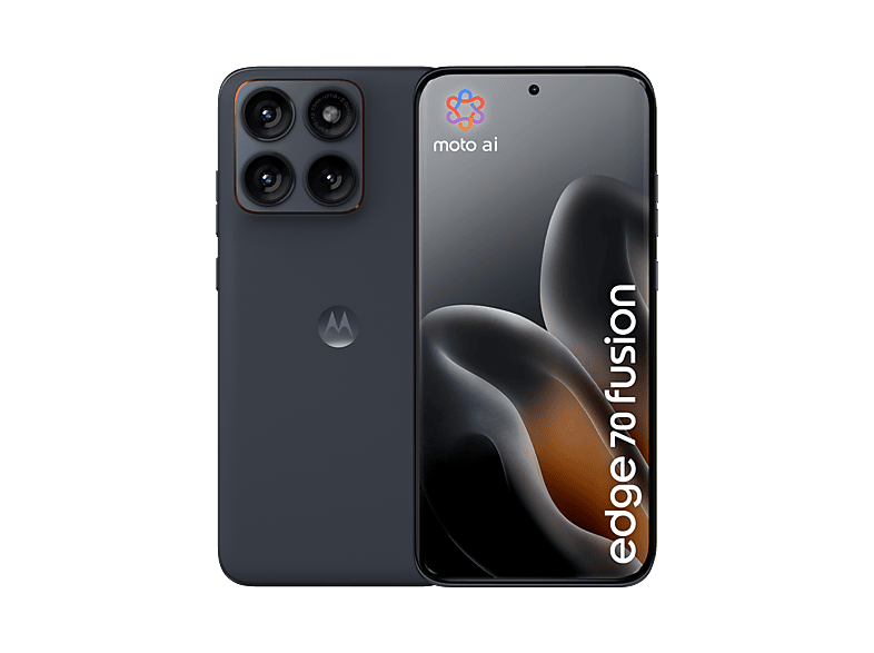 Móvil - motorola edge 70 fusion, Silhouette, 256 GB, 8 GB RAM, 6.78" Extreme AMOLED, Qualcomm Snapdragon 7s Gen 3, 7000 mAh
