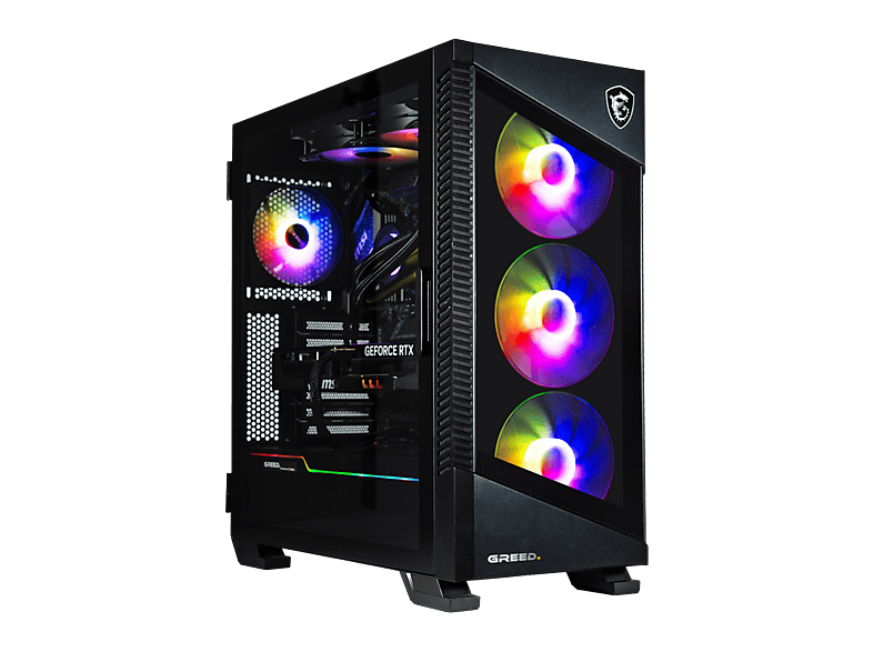 PC Gaming - GREED MK5 INTEL, Intel Core i9-12900KF, 32 GB RAM, 1 TB SSD, GeForce RTX™ 5070 Ti, Windows 11 Pro, Schwarz