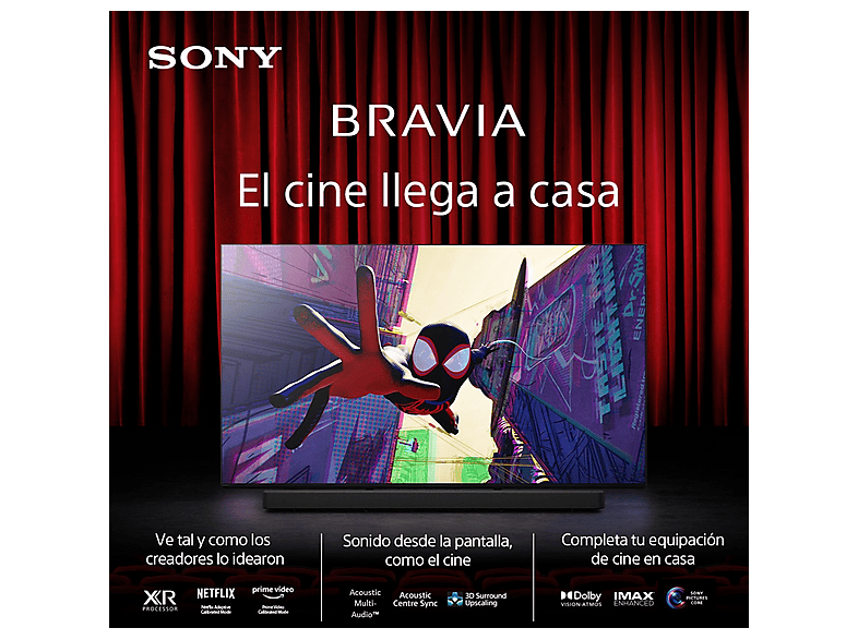 TV QLED 85" - Sony Bravia 9, XR | Mini LED, 4K HDR, Google Smart TV 2024,  Gaming PS5, IMAX, Dolby Atmos/Vision, Chromecast, Airplay, 120Hz, 85XR90 — foto 5