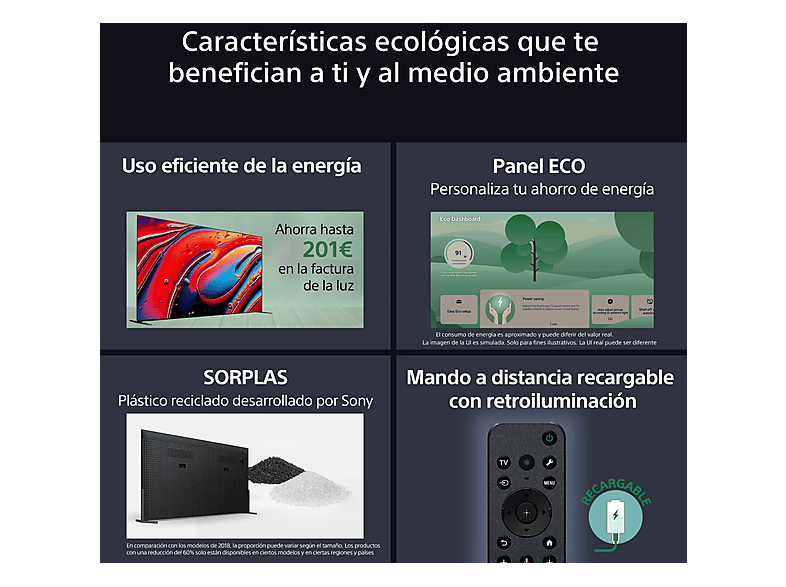 TV QLED 85" - Sony Bravia 9, XR | Mini LED, 4K HDR, Google Smart TV 2024,  Gaming PS5, IMAX, Dolby Atmos/Vision, Chromecast, Airplay, 120Hz, 85XR90 — foto 22