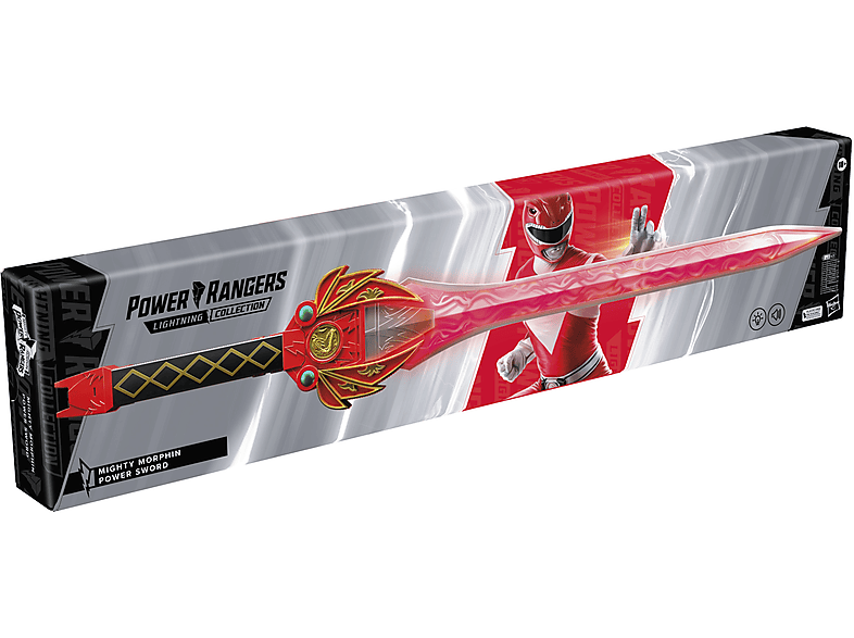 Figura - POWER RANGERS Power Rangers Lightning Collection - Espada de poder de Mighty Morphin Ranger Rojo, Power Rangers, 30 cm, 2 año(s), -