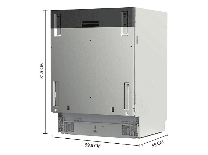 Lavavajillas libre instalación 60 cm - CECOTEC Bolero Aguazero 6280 Full-BI, 59,5 cm, Blanco