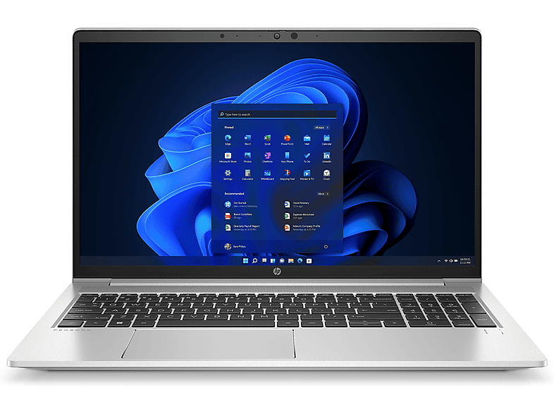 Portátil - HP 250F6EA, 15,6 " Full-HD, Intel Core, 8 GB RAM, 256 GB SSD, UHD Graphics, Windows 11 Pro, Plata — foto 1