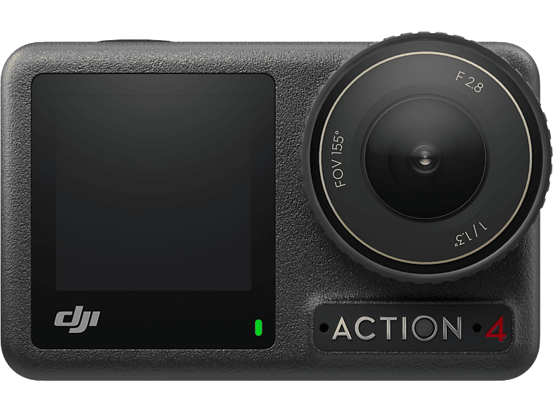 Cámara deportiva - DJI Osmo Action 4 Adventure Combo, 4K, Sumergible hasta 18 m, 2 pantallas táctiles, Negro