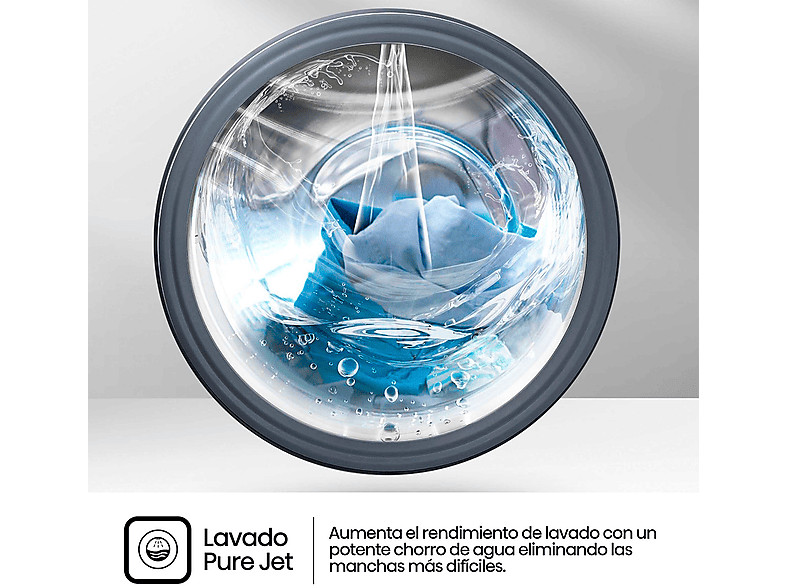 Lavadora secadora - Hisense WD3S8043BW3, 8 kg/5 kg, 1400 rpm, 16 programas. Clase A-30%, WiFi, Blanco — foto 7