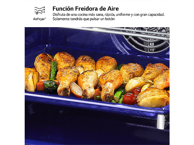 Horno a vapor - LG WS9D7672WM, Multifunción, Pirolítico, 76 l, 59.2 cm, Cristal negro mate — foto 11