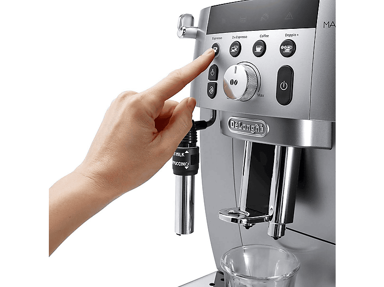 Cafetera express - DELONGHI ECAM250.31.SB, 15 bar, 1450 W, 2 tazas, Plata — foto 3