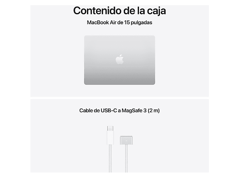 Apple MacBook Air (2026) 15.3" Retina, Chip M5 Apple, CPU de 10 núcleos, GPU de 10 núcleos, 16GB RAM, 1TB SSD, Plata, Sin cargador — foto 8