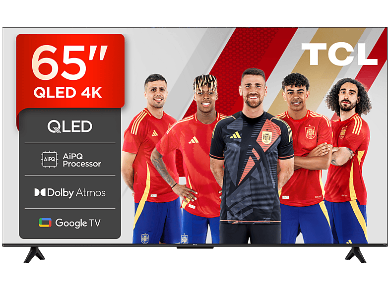 TV QLED 65" - TCL 65T69C, UHD 4K, Procesador AiPQ, Smart TV, DVB-T2, Negro — foto 1