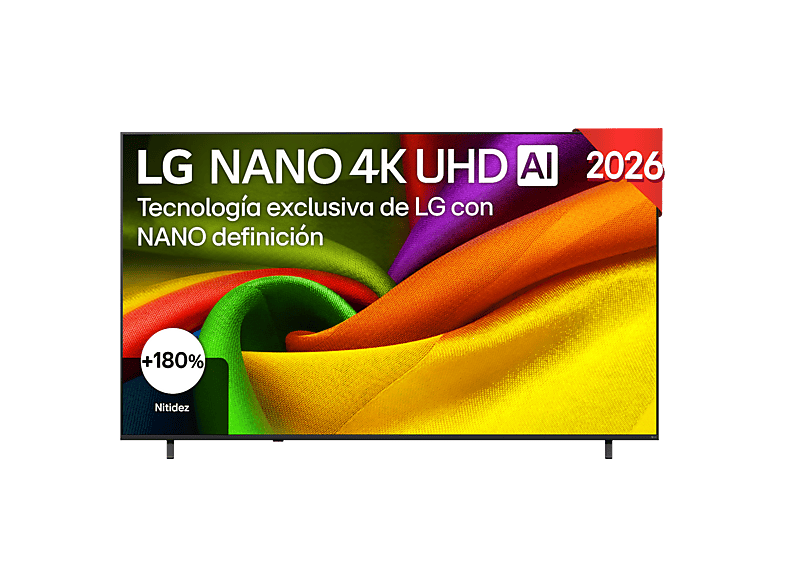 TV LED 85" - LG 85NU850B6LA.AEU, UHD 4K, Procesador Inteligente α7 AI Processor 4K Gen9, Smart TV, DVB-T2 (H.265), Negro