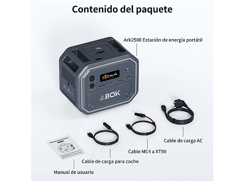 Estación de energía portátil - ABOK Ark2500 (Ref. 177799950) — foto 7