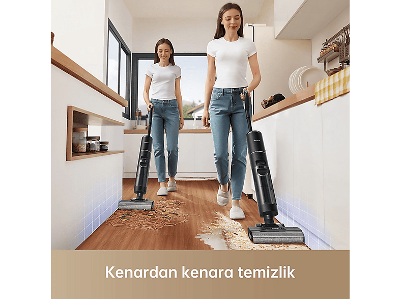 Aspirador escoba - DREAME H12 PRO WET AND DRY VACUUM, 14,4 V, Potencia de succión 300 W, Depósito 700 ml, Negro — foto 5