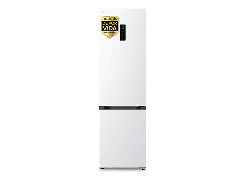 Frigorífico combi - LG GBBS525CSW, No Frost, 203 cm, 375 l, DoorCooling+™, Digital FRESHConverter+™, Blanco