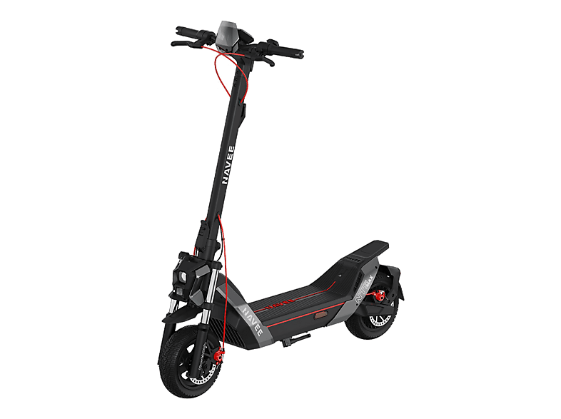 Patinete eléctrico - Navee NT5 Max, Tipo 2 / VPM, Potencia Nominal 700 W, Hasta 150 kg, Autonomía 85 km, 25 km/h, Negro/Plateado