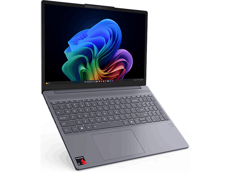 Portátil - Lenovo IdeaPad Slim 3 15Q8X10 Copilot+ PC, 15.1" WQXGA OLED, Snapdragon® X X1-26-100, 45 TOPS, 16GB RAM, 512GB SSD, Adreno™ Graphics, W11H