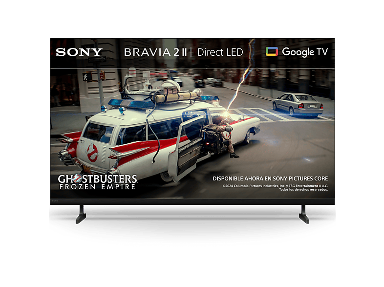 TV LED 55" - Sony BRAVIA 2 II, Direct LED, 4K HDR Processor X1, Smart TV (Google TV), TDT HD, DVB-T2, Dolby Atmos, Chromecast, Eco, 55S25M2