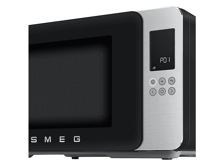 Microondas con grill - SMEG MOC01BLMEU, 1450 W, 29 l, Negro mate — foto 8