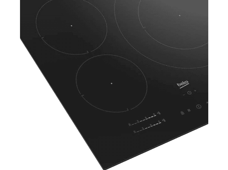 Placa de inducción - BEKO HII 63720 UT, 3 zonas, 590 mm, Negro — foto 6