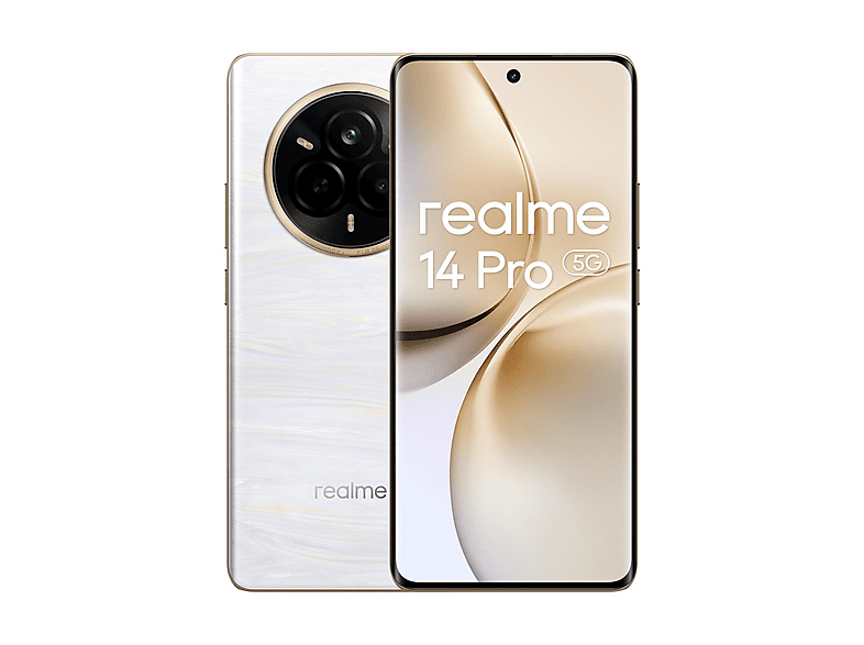 REALME 14 PRO 6.77P/5G/8N/8+256GB/W, White, Móvil Android, 256 GB, 8 GB RAM, 6,77 " OLED, 120 Hz, Processor, 6000 mAh — foto 1