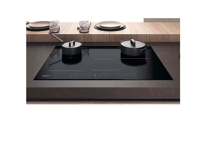 Placa de inducción - HOTPOINT 869991583100, 4 zona(s) zonas, 770 mm, Black — foto 6