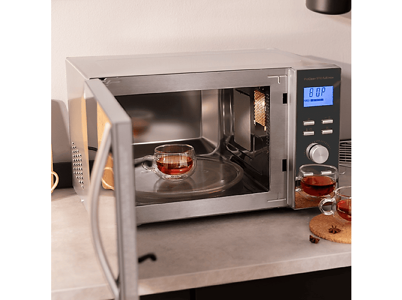 Microondas - CECOTEC 0154 PROCLEAN 9110 FULL INOX, 1000 W, 5 potencia, 30 l, Multicolor — foto 4