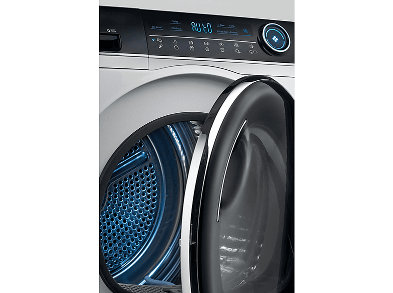 Secadora bomba de calor  - Haier I-Pro Series 7 HD90-A3979-S, 9kg, 14 programas, Tambor XL con LED, Antiarrugas, Blanco — foto 12