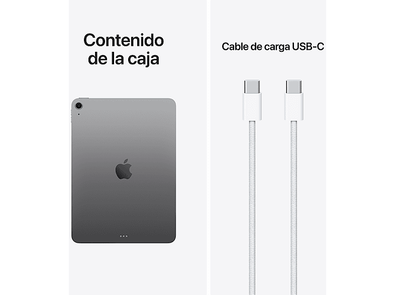 Apple iPad Air (2026), 256 GB, Gris Espacial, 11" Liquid Retina, WIFI, Chip M4, 9 GPU — foto 10